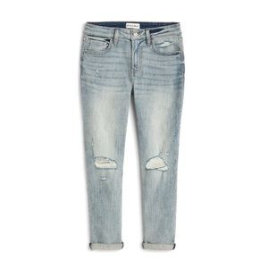 Relaxed Girlfriend Ripped Jean NWT
